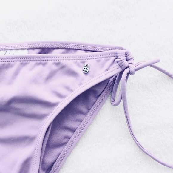 Kirra Lavender Bikini Bathing Suit Bottoms - Picture 2 of 3